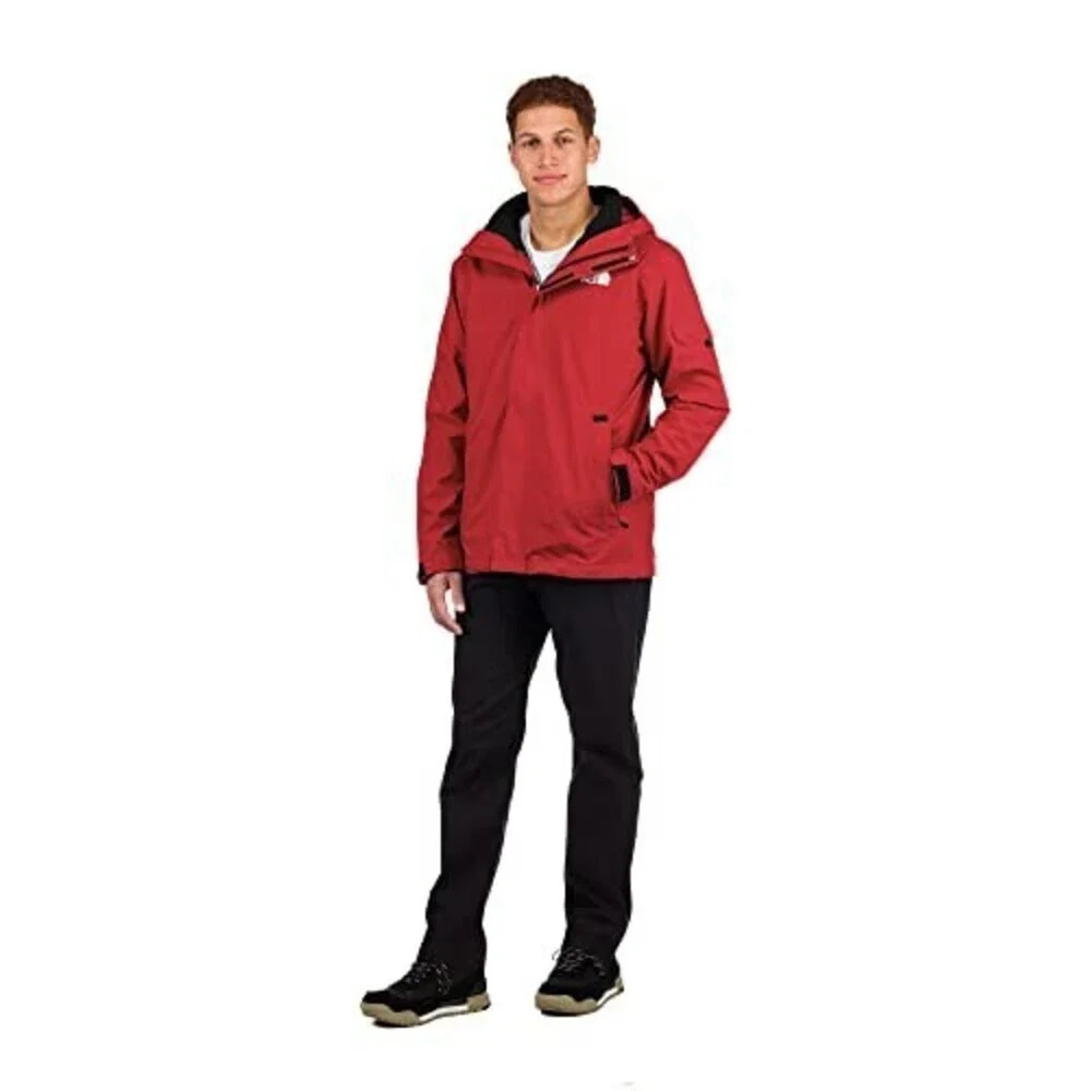 The North Face Toro Peak Triclimate Jacket Men Medium Red Hooded Full Zip ONF469
